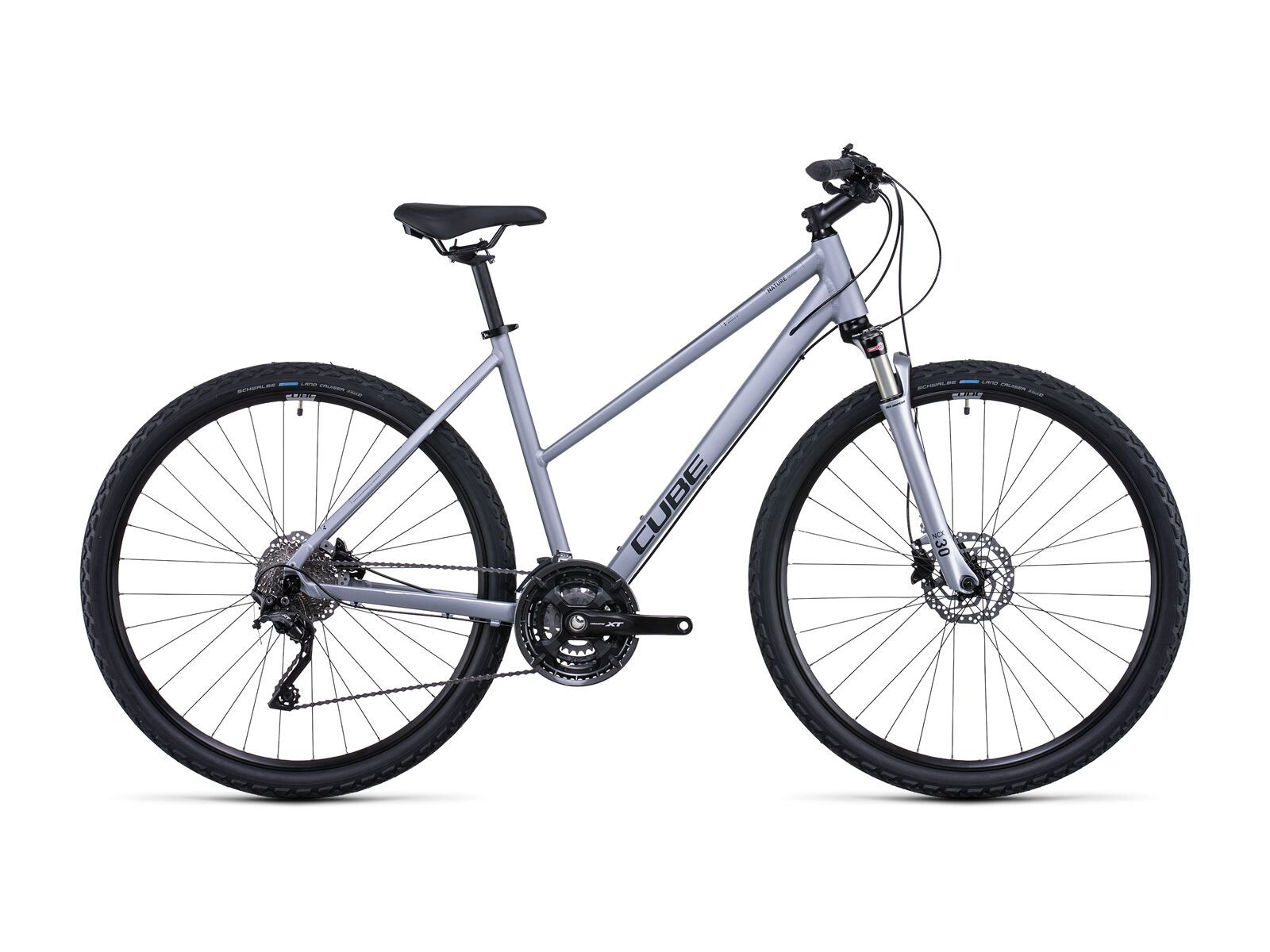 Cube Nature EXC Trapeze, polarsilver´n´black - Bild 1