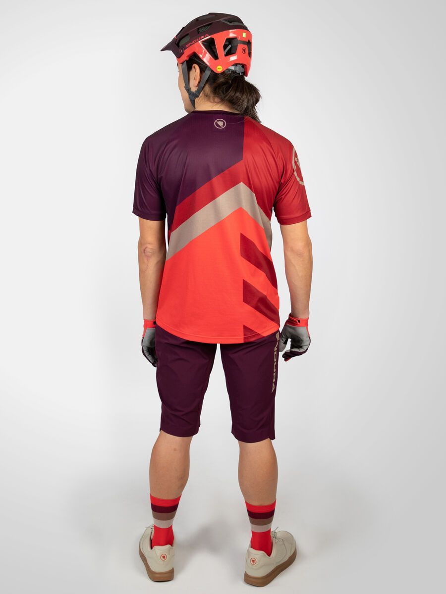 Endura SingleTrack Print T-Shirt LTD, granatapfel - Bild 6