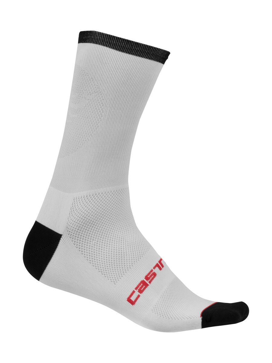 Castelli Ruota 13 Sock, white/black - Bild 1