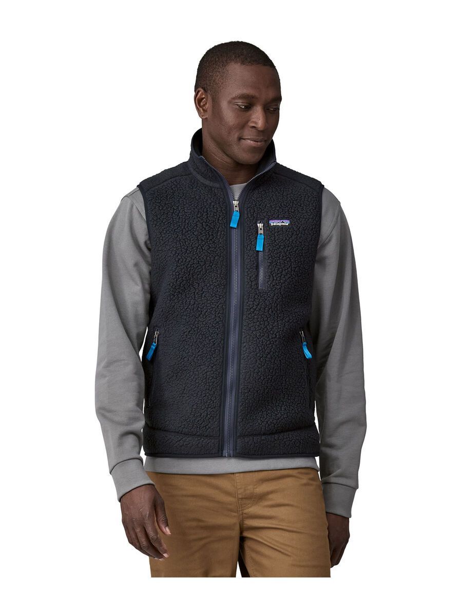 Patagonia Men's Retro Pile Vest, pitch blue w/endless blue - Bild 2