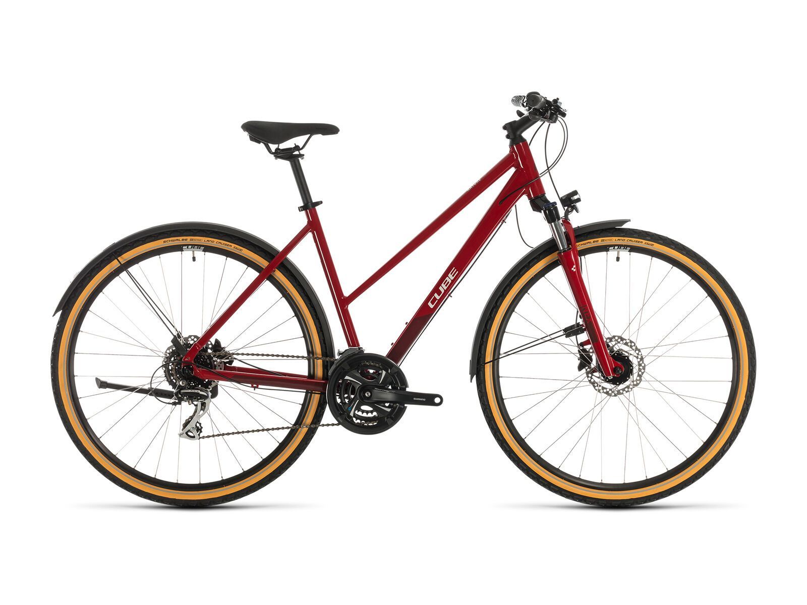 Cube Nature Allroad Trapeze, red´n´grey - Bild 1