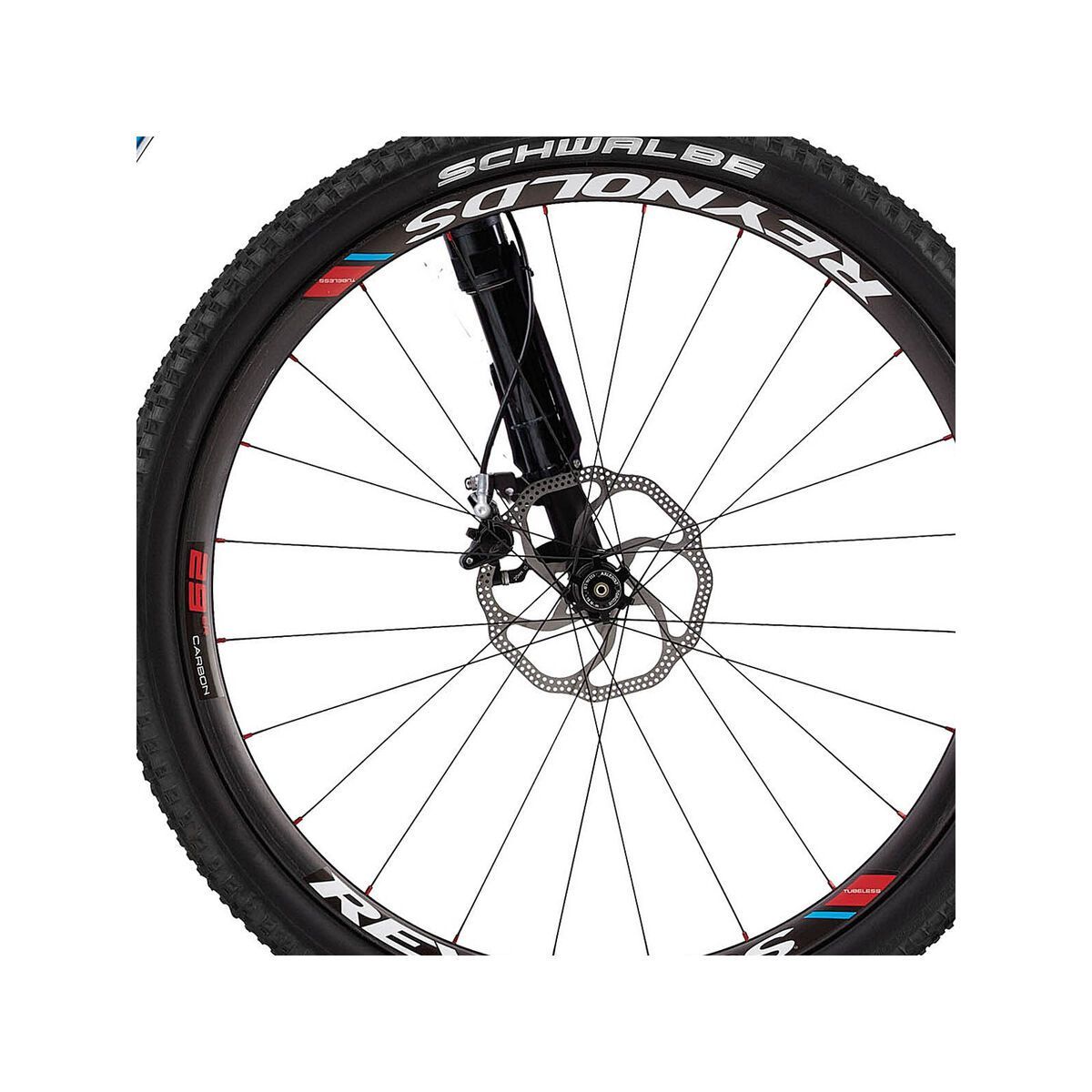 Cannondale Scalpel 29er Carbon 1, exposed carbon w/magnesium white and ultra blue gloss - Bild 2