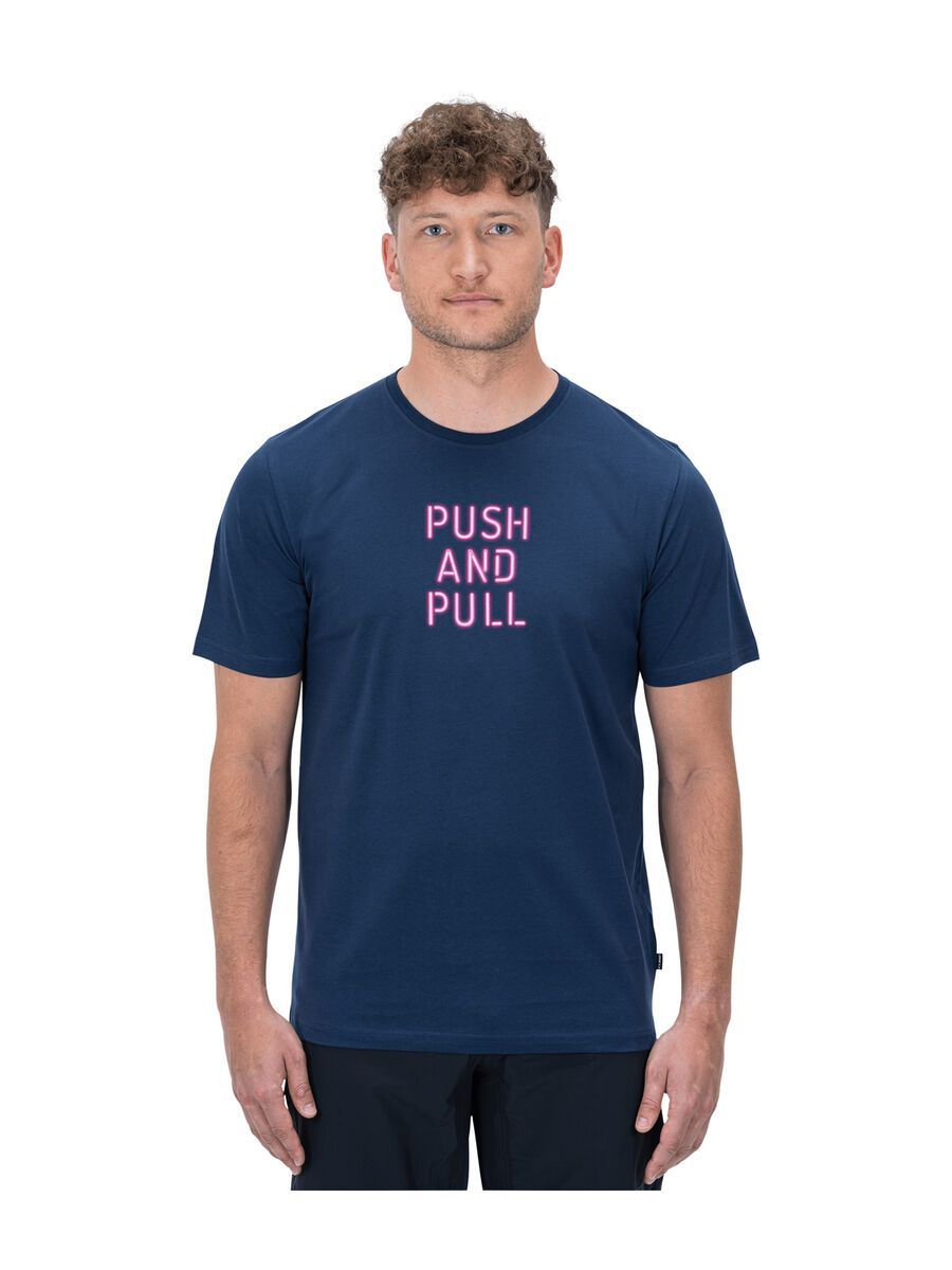 Cube Organic T-Shirt Push & Pull, blue - Bild 2