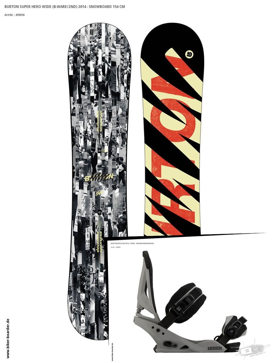 Set: Burton Super Hero Wide  +  Mission (494004S) - Bild 1