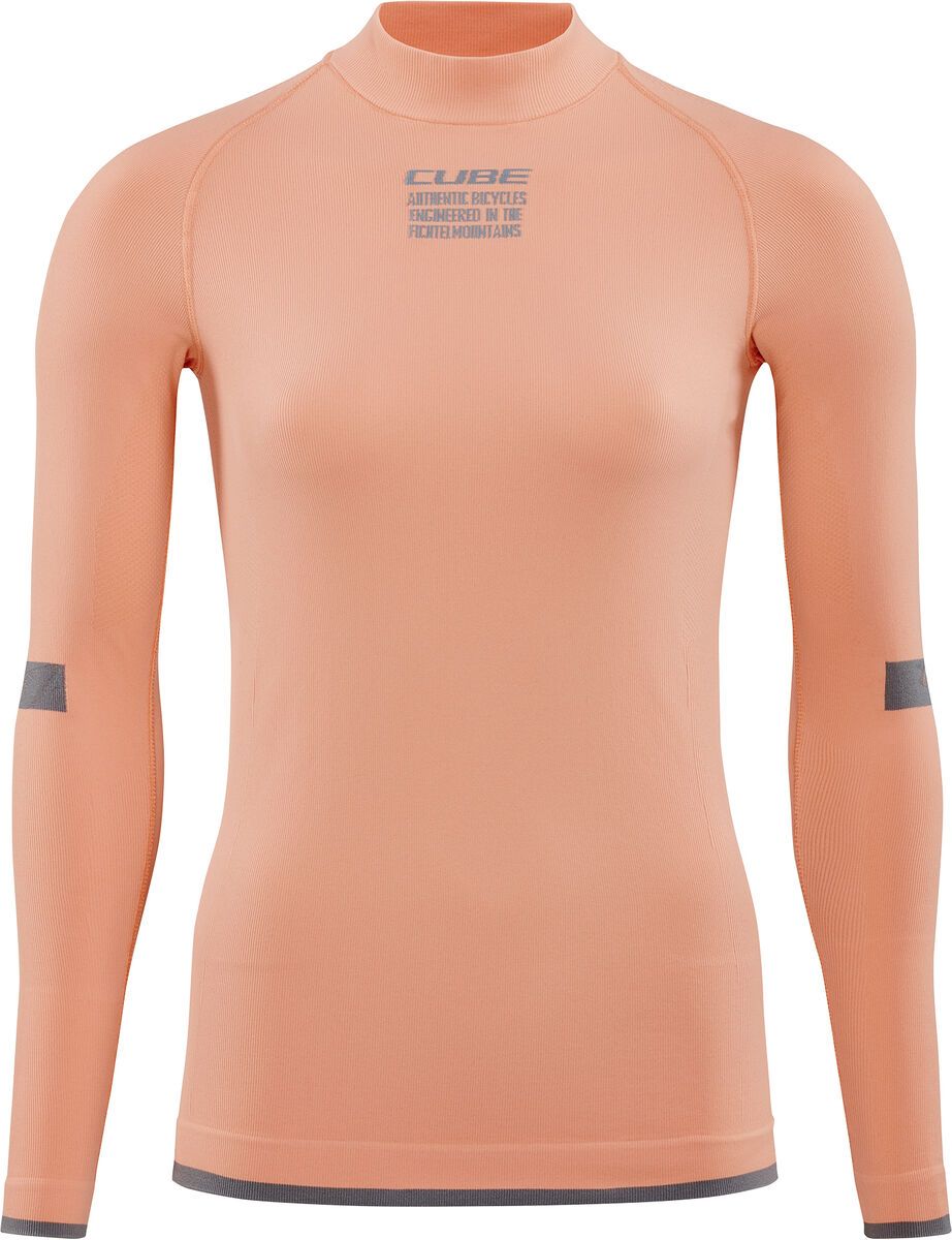 Cube WS Funktionsunterhemd Race Be Warm langarm, coral - Bild 1