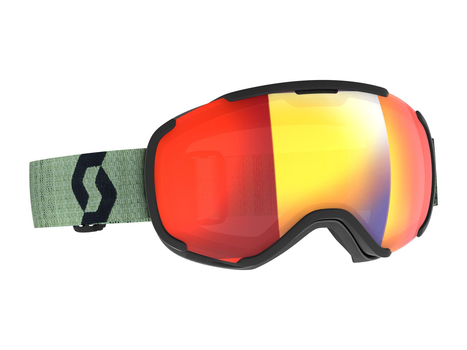 Scott Faze II, Enhancer Red Chrome / soft green/black - Bild 1