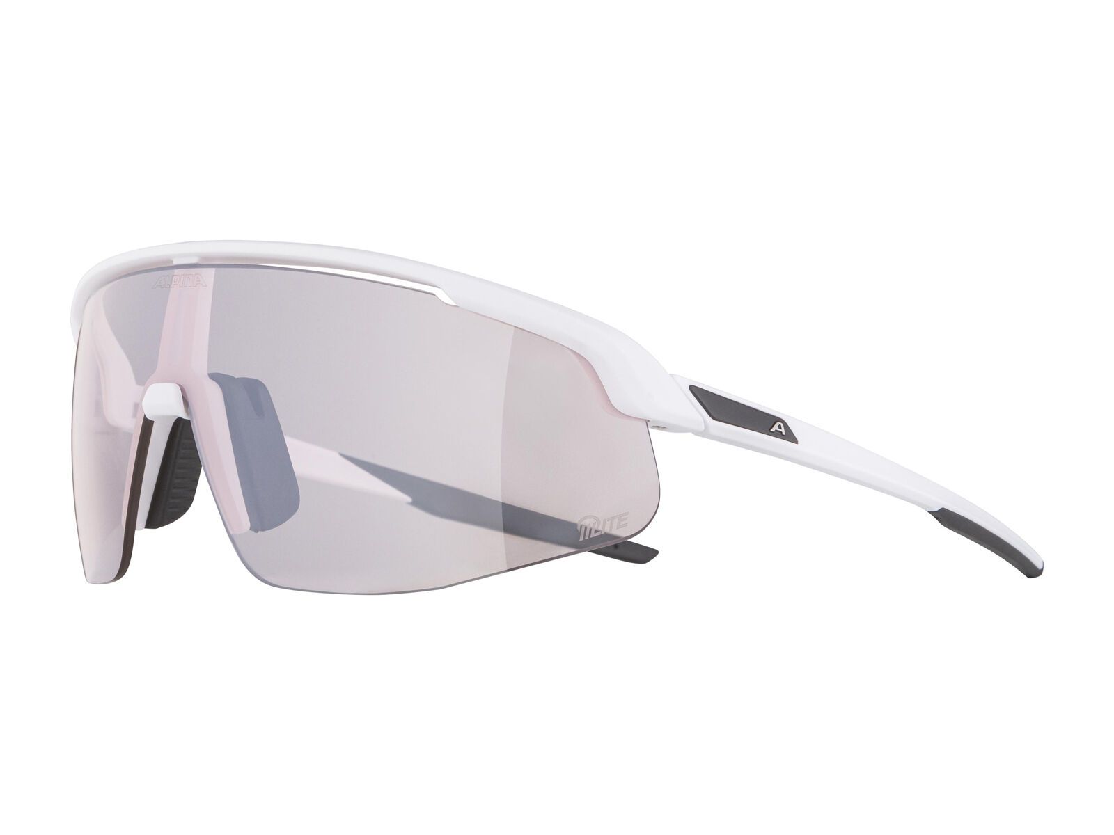 Alpina Turbo Pro Q-Lite, Pink I Silver Flash Mirror / white matt - Bild 4