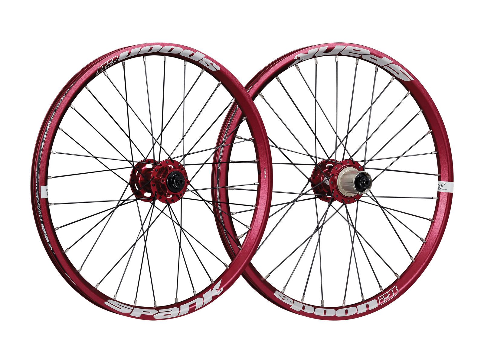 Spank Spoon 28-20 Wheelset, red - Bild 1