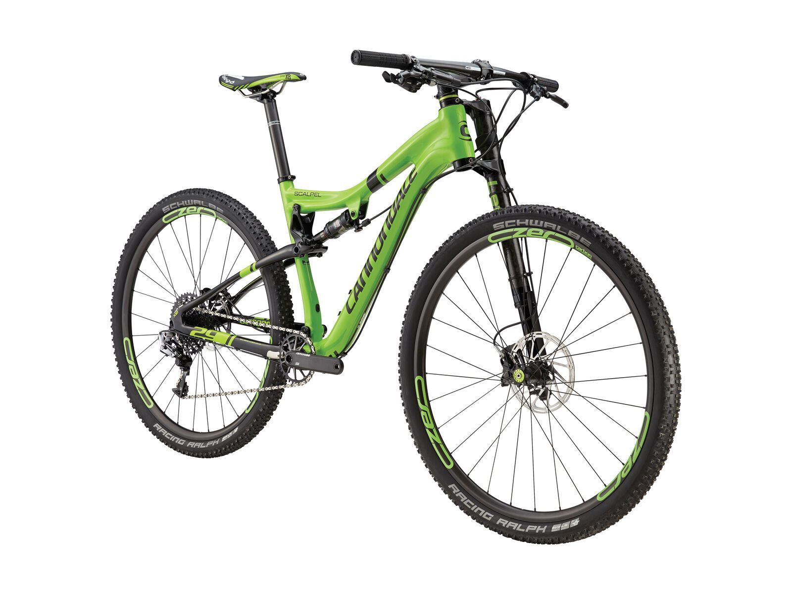 Cannondale Scalpel Carbon Race 29, berzerker green w/ jet black gloss/matte - Bild 2