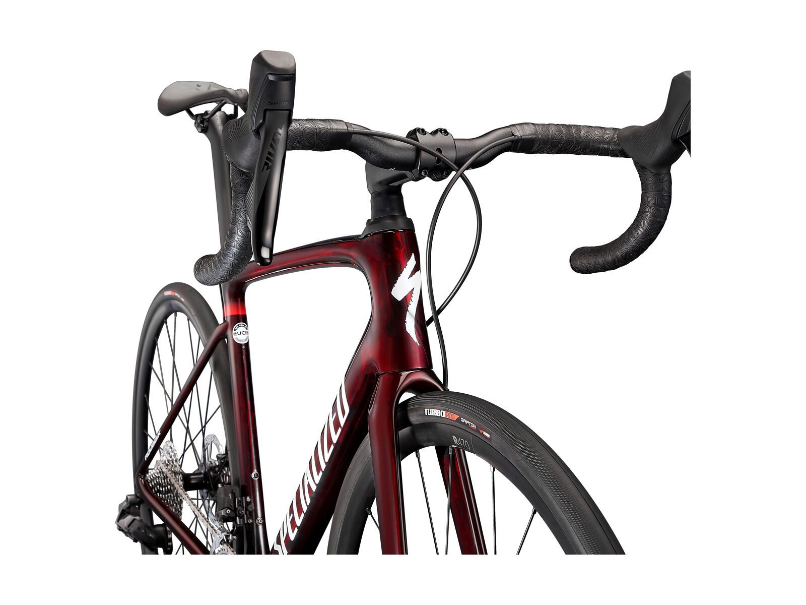 Specialized Roubaix Comp - Rival eTap AXS, red tint carbon/metallic white silver - Bild 6