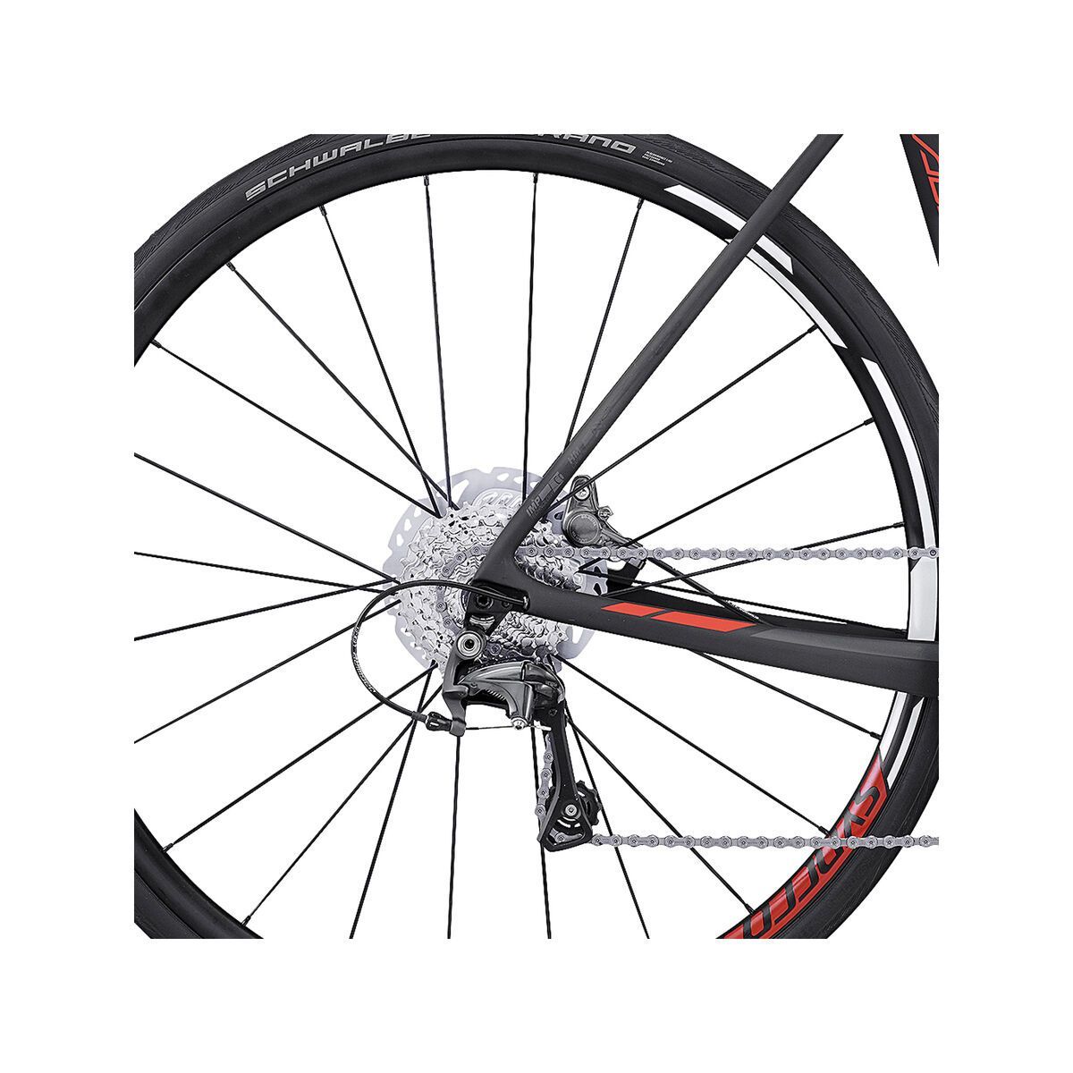 Scott Addict 20 Disc, black/anthracite/red - Bild 5