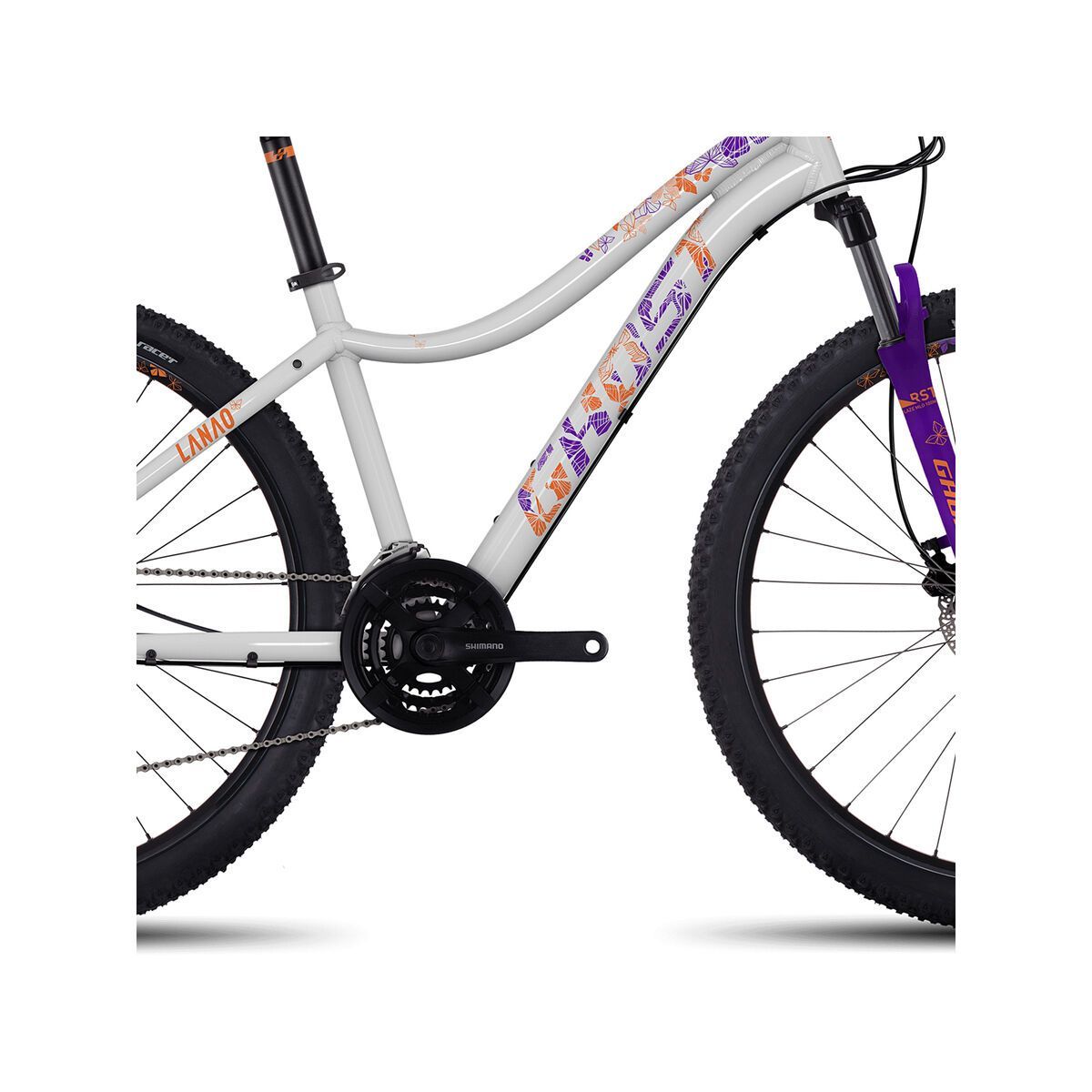 Ghost Lanao 1 AL 27.5, star white/violet/tangerine orange - Bild 3