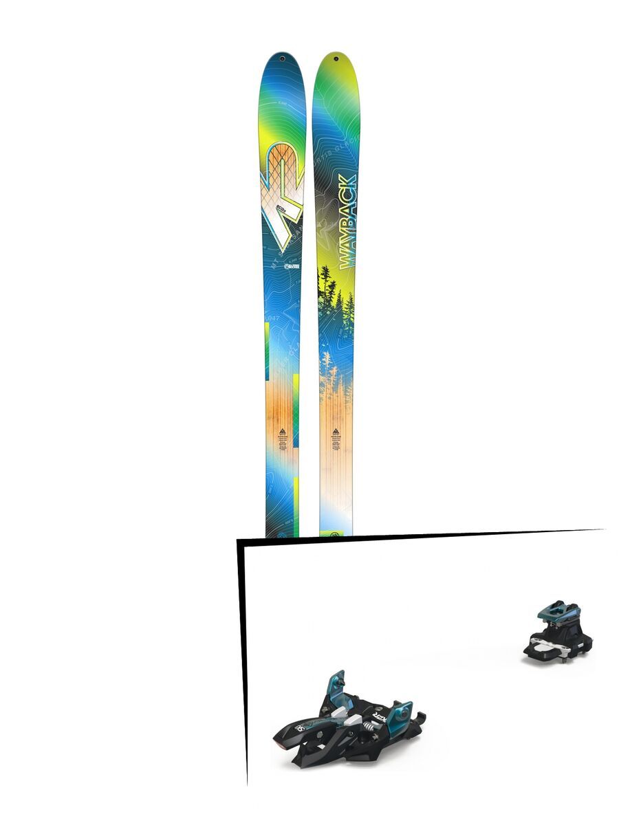 Set: K2 SKI Wayback 82 ECOre 2017 + Marker Alpinist 9 (2319305) - Bild 1
