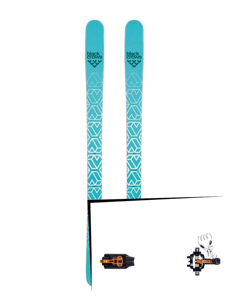 Set: Black Crows Captis Birdie 2019 + Atomic Backland Tour black/orange - Bild 1