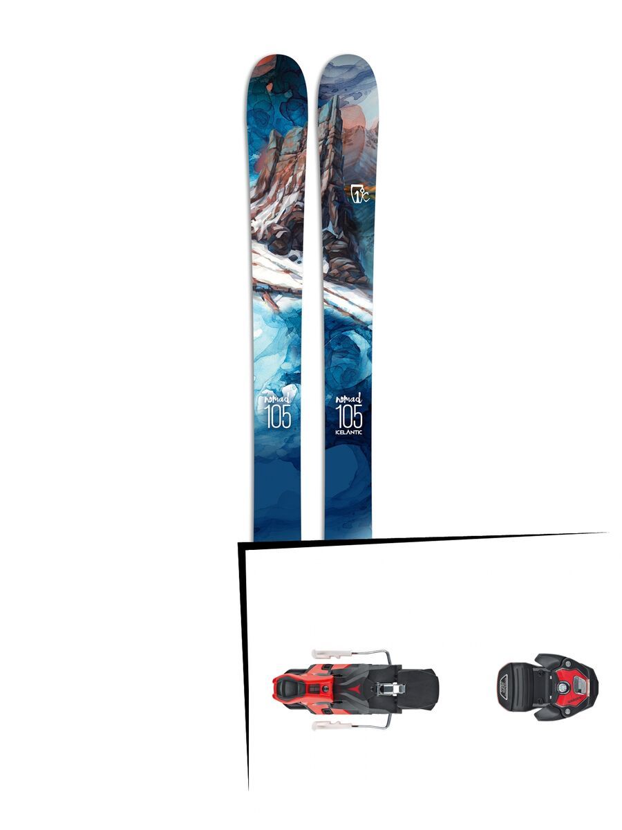 Set: Icelantic Nomad 2017 + Atomic Warden MNC 13 (2193918) - Bild 1