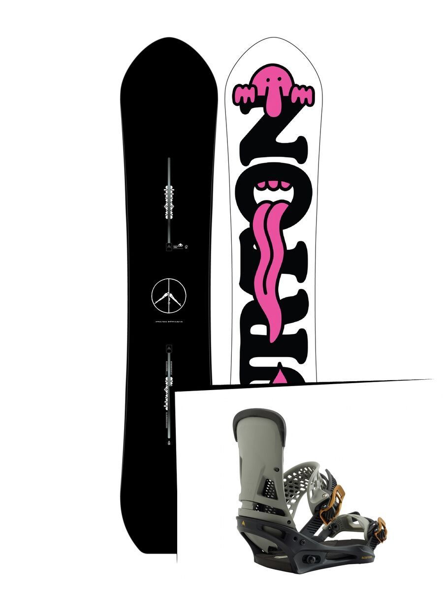 Set: Burton Kilroy Custom 2019 + Burton Malavita black/gray - Bild 1