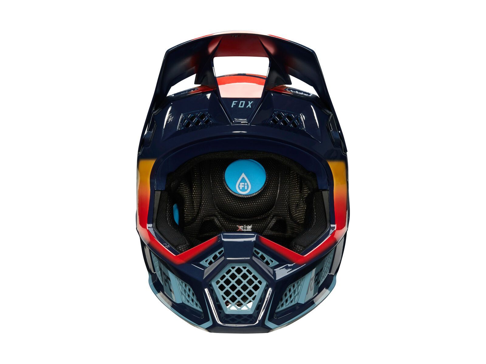 Fox Rampage Pro Carbon Helmet Daiz, navy - Bild 2