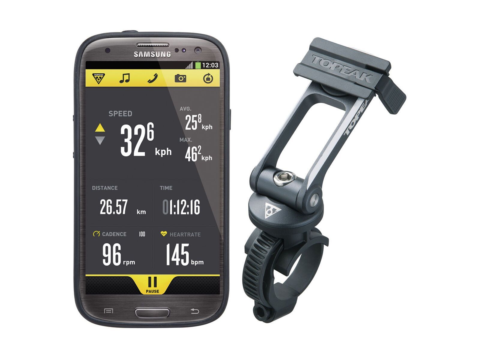 Topeak RideCase Samsung Galaxy S4 mit Halter, black - Bild 1