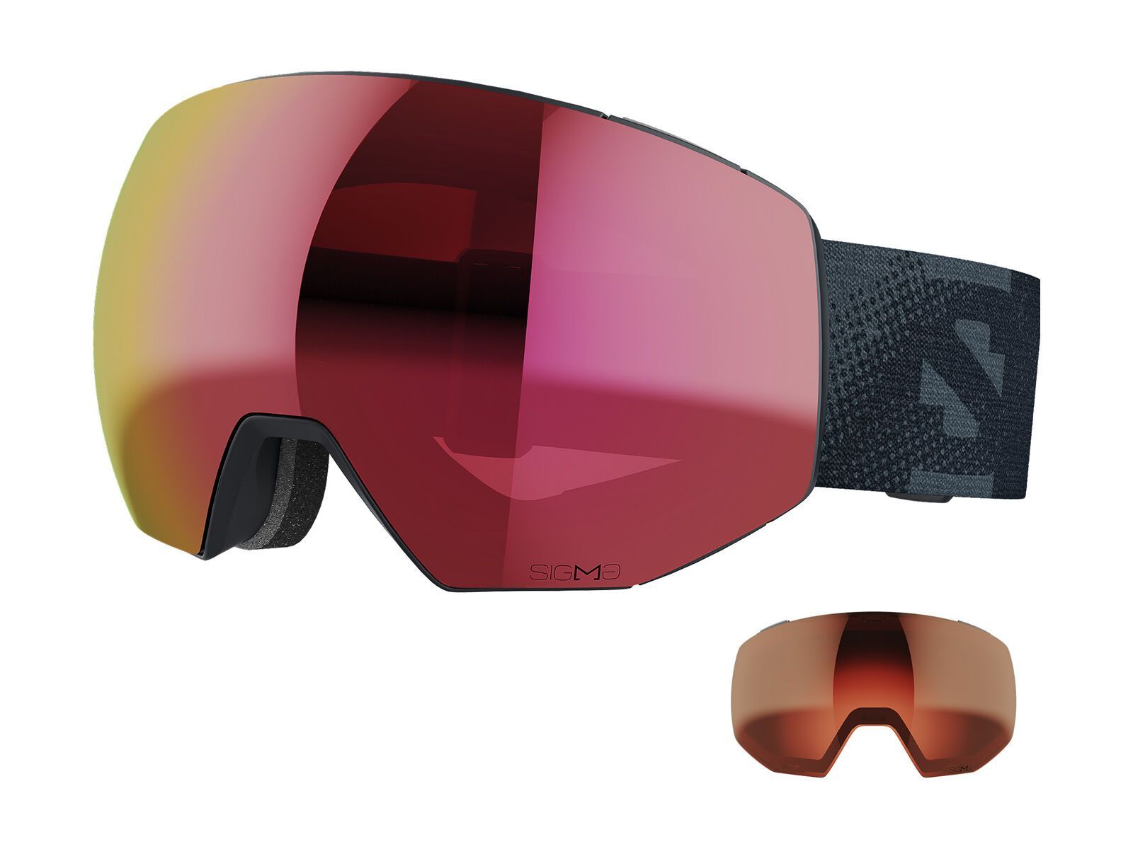 Salomon Radium Prime Sigma - Poppy Red, ebony - Bild 1