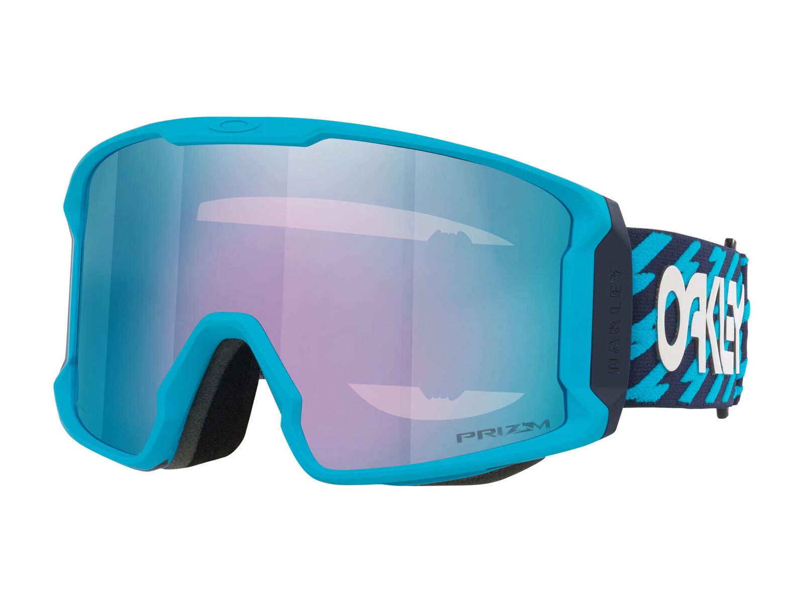 Oakley Line Miner L, Prizm Snow Sapphire Iridium / blue bolts - Bild 1