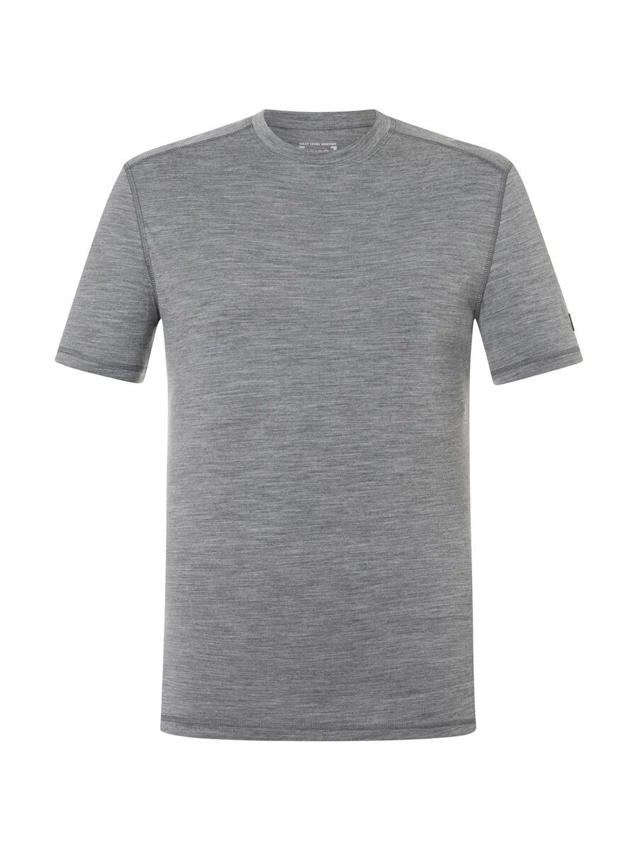 super.natural Sierra140 Tee Herren, cashmere grey melange - Bild 1