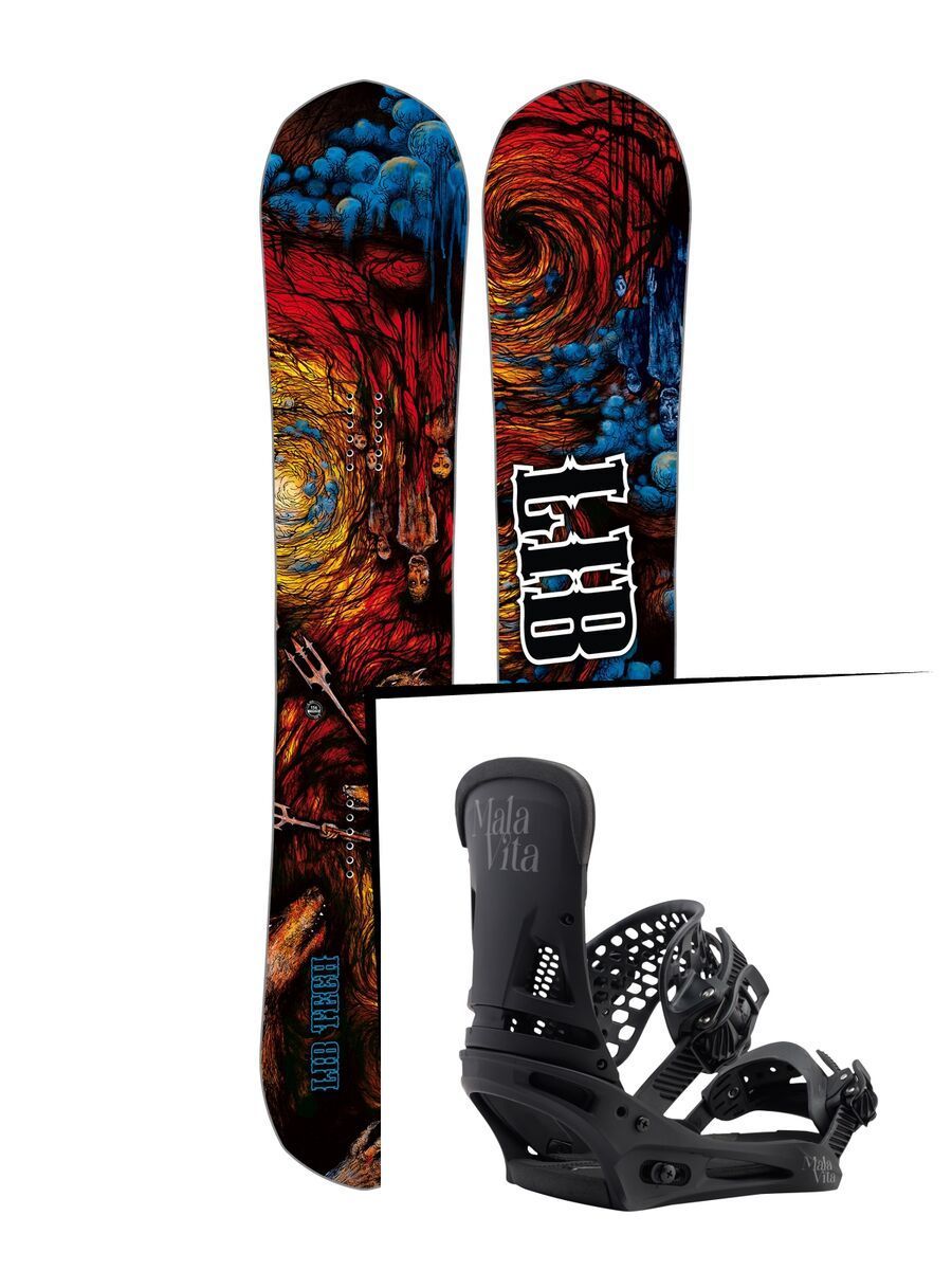 Set: Lib Tech From Hell Hot Knife 2017 + Burton Malavita (1712843S) - Bild 1