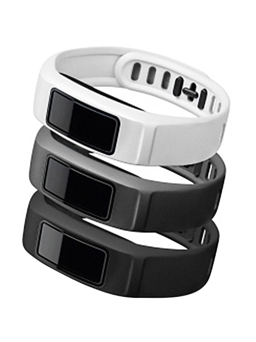 Garmin vivofit 2 Wechselarmbänder, schwarz, grau, weiß - Bild 1