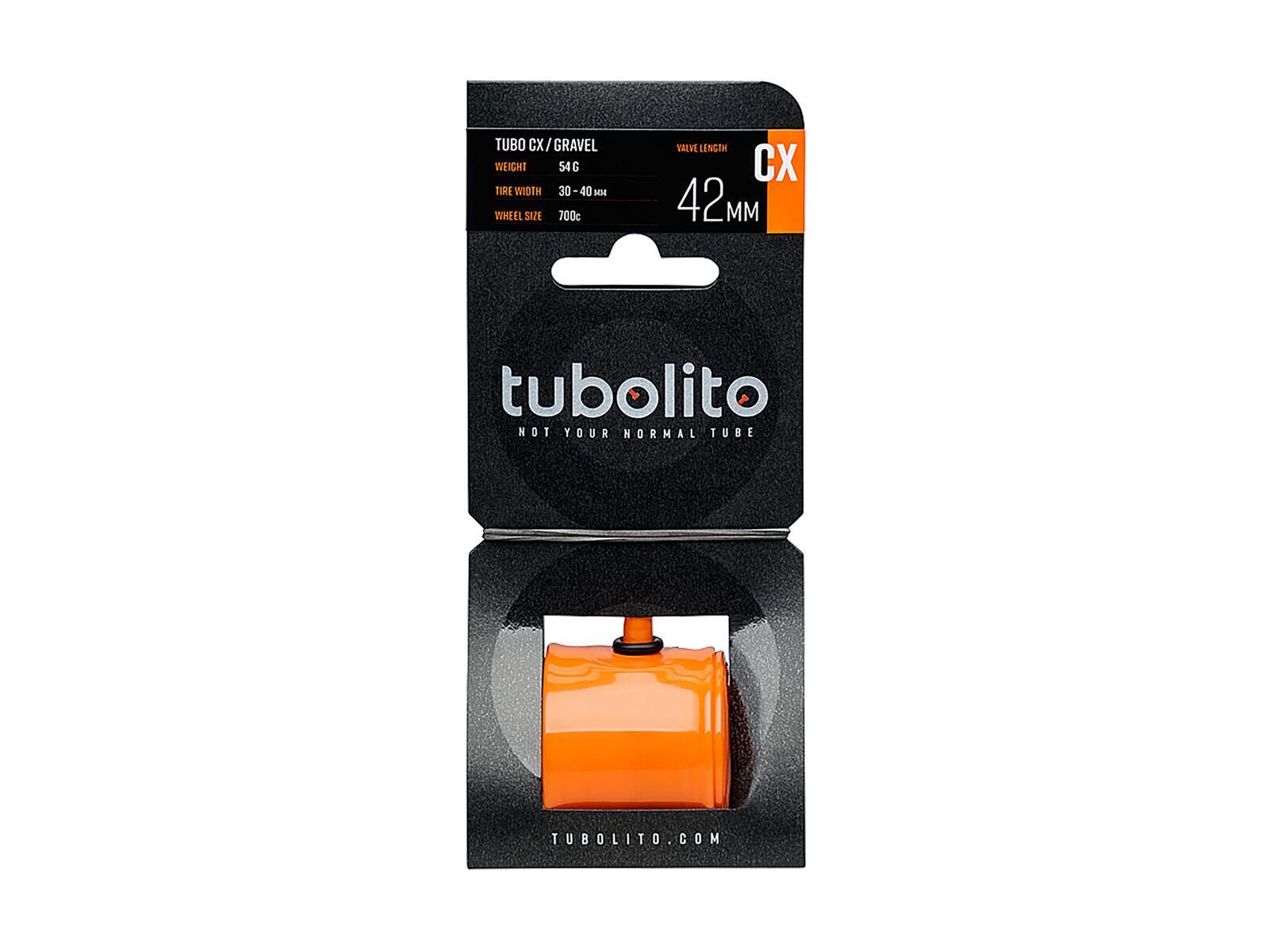 Tubolito Tubo CX/Gravel 700C, orange - Bild 2