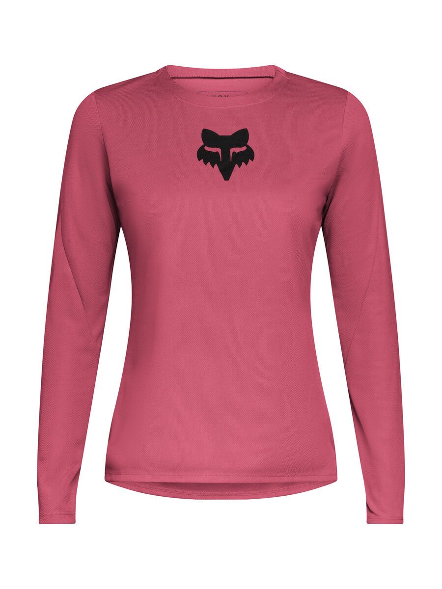 Fox Womens Ranger Long Sleeve Jersey Fox Head, berry - Bild 1