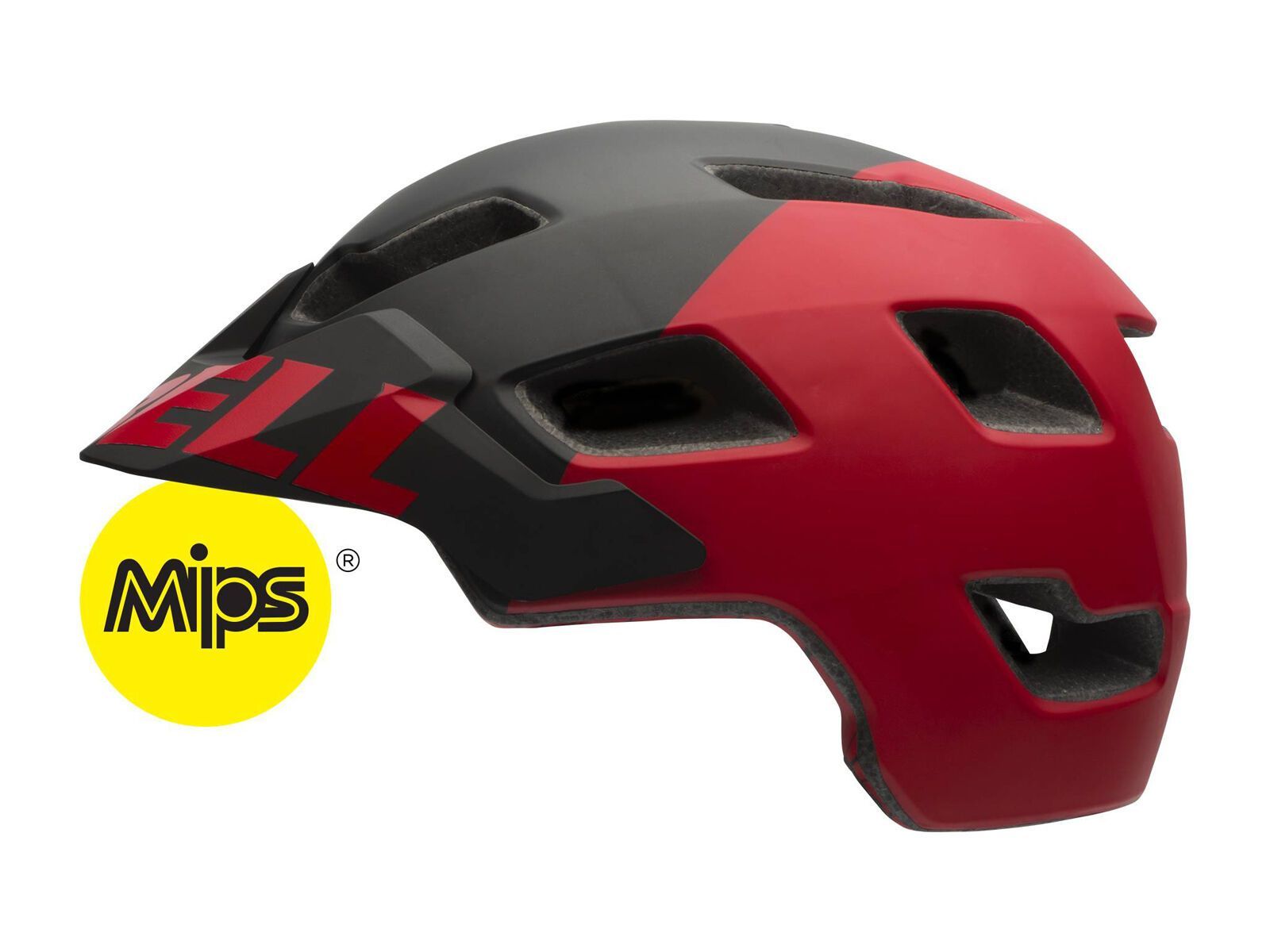 Bell Stoker MIPS, matte black/red aggression - Bild 1