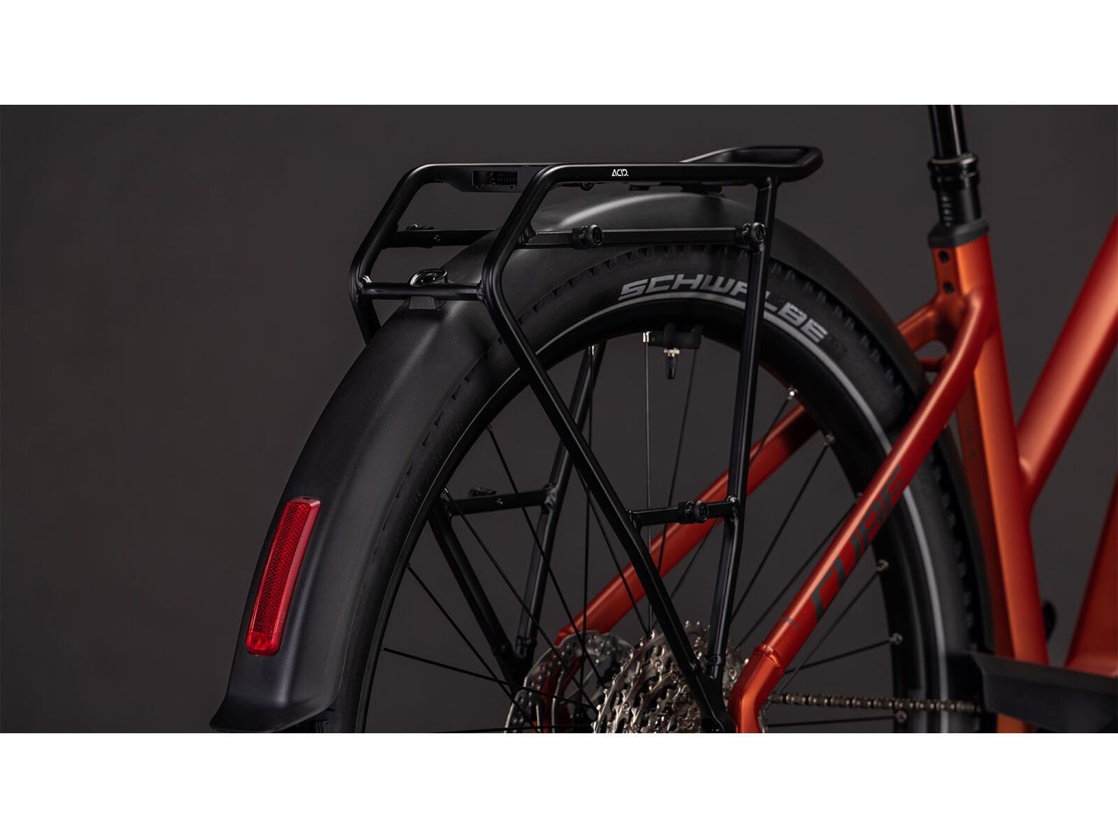 Cube Nuride Hybrid Pro 800 Trapeze, chilli´n´black - Bild 5