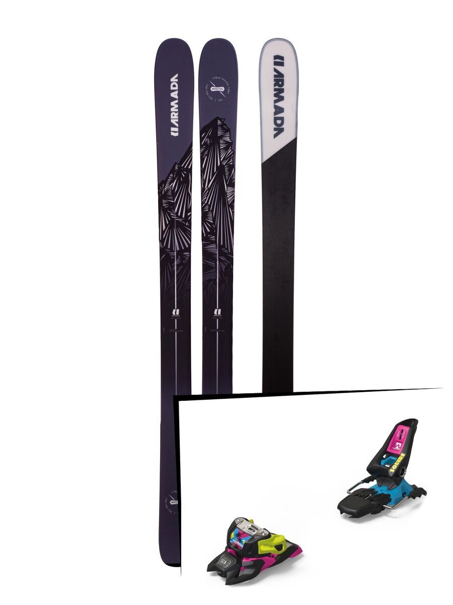 Set: Armada Invictus 108 Ti 2019 + Marker Squire 11 ID black/pink/blue - Bild 1
