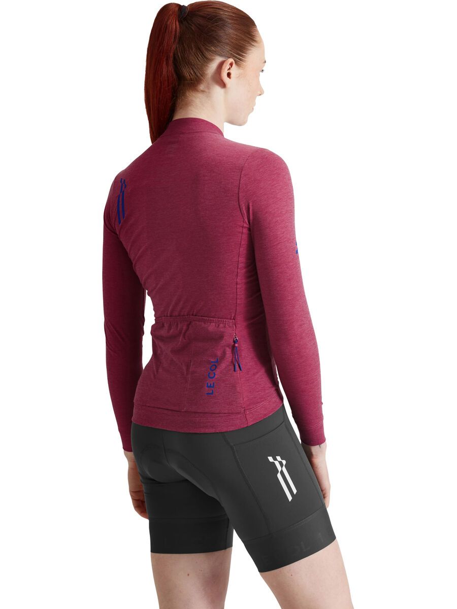 Le Col Womens ARC Merino Long Sleeve Jersey, grape - Bild 4