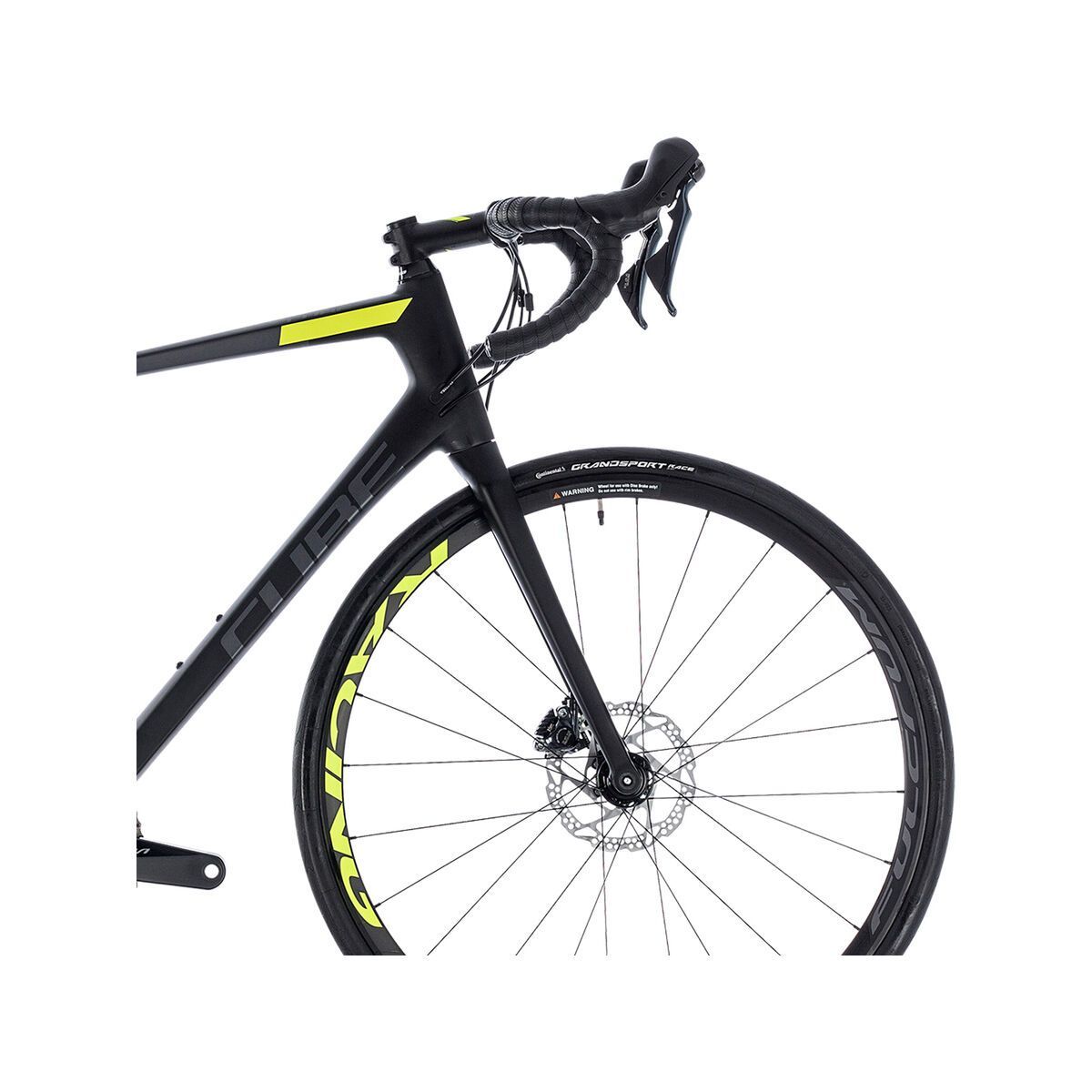 Cube Attain GTC SLT Disc, carbon´n´flashyellow - Bild 7
