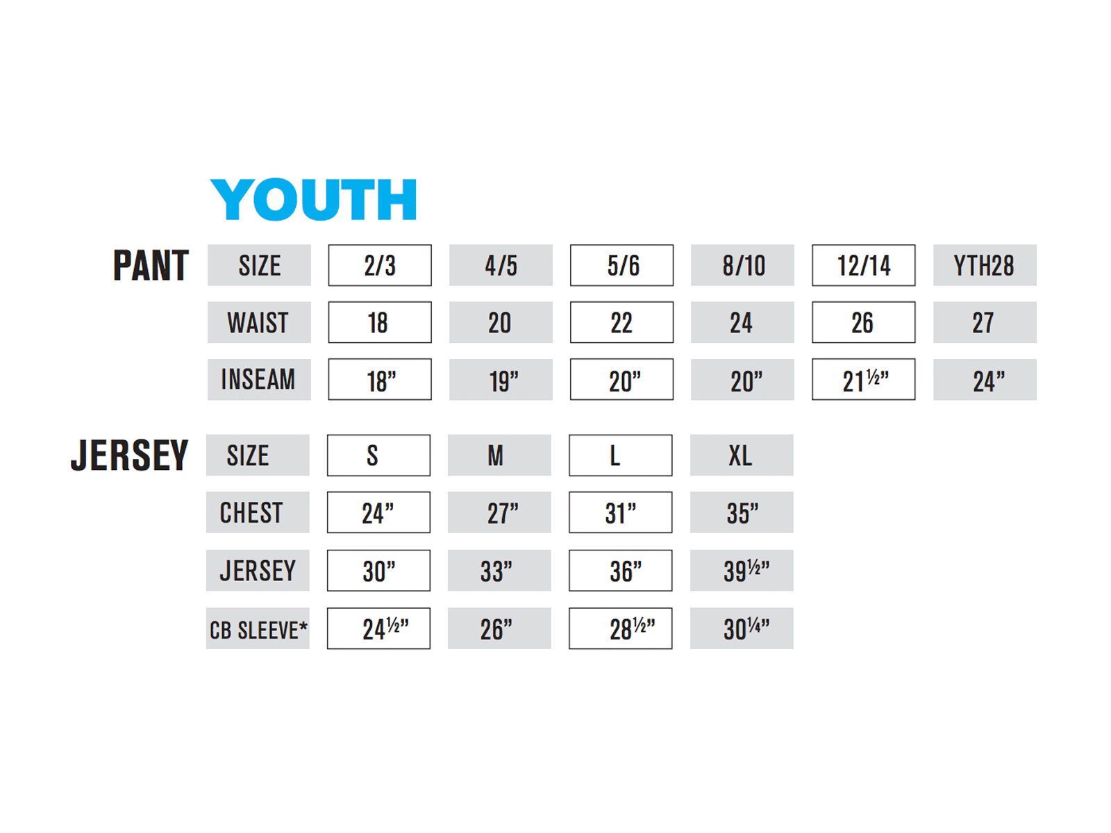 ONeal Element Youth Jersey Racewear, black/white - Bild 3