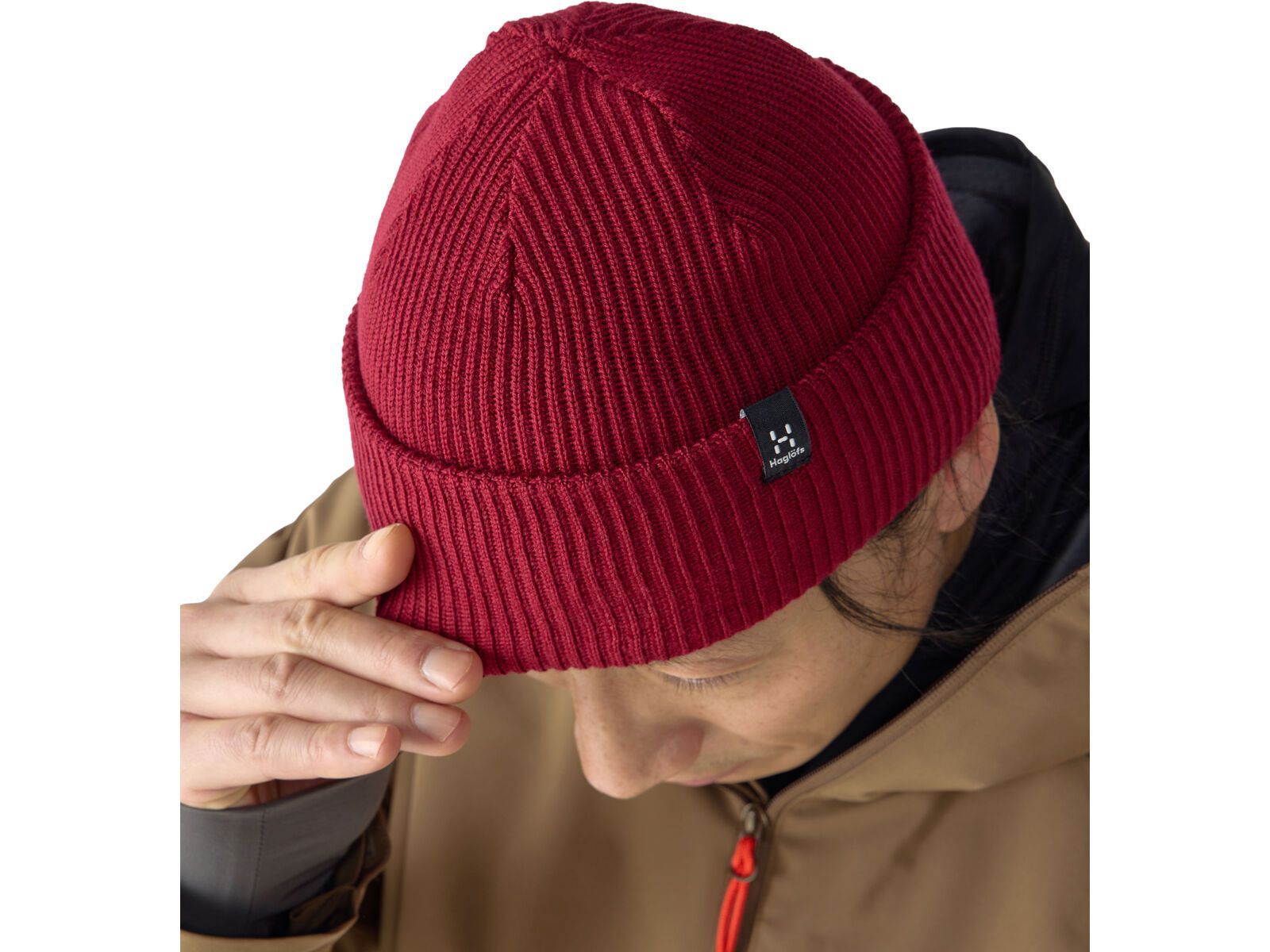 Haglöfs Vassi Beanie, carmine red - Bild 5