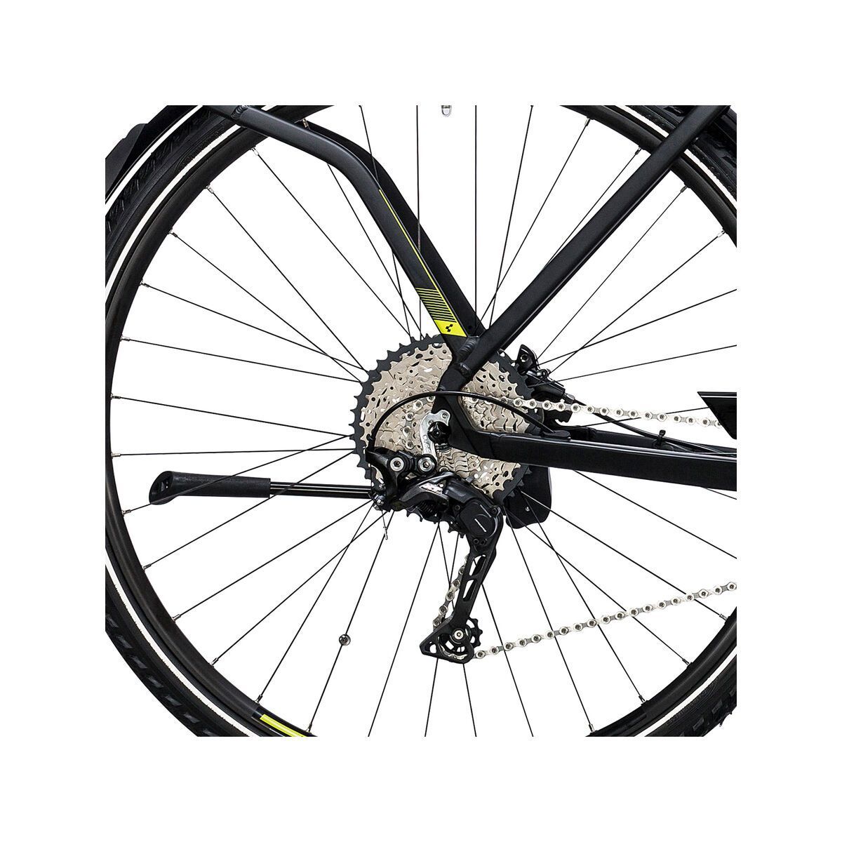 Cube Touring Hybrid EXC 400, black´n´lime - Bild 4