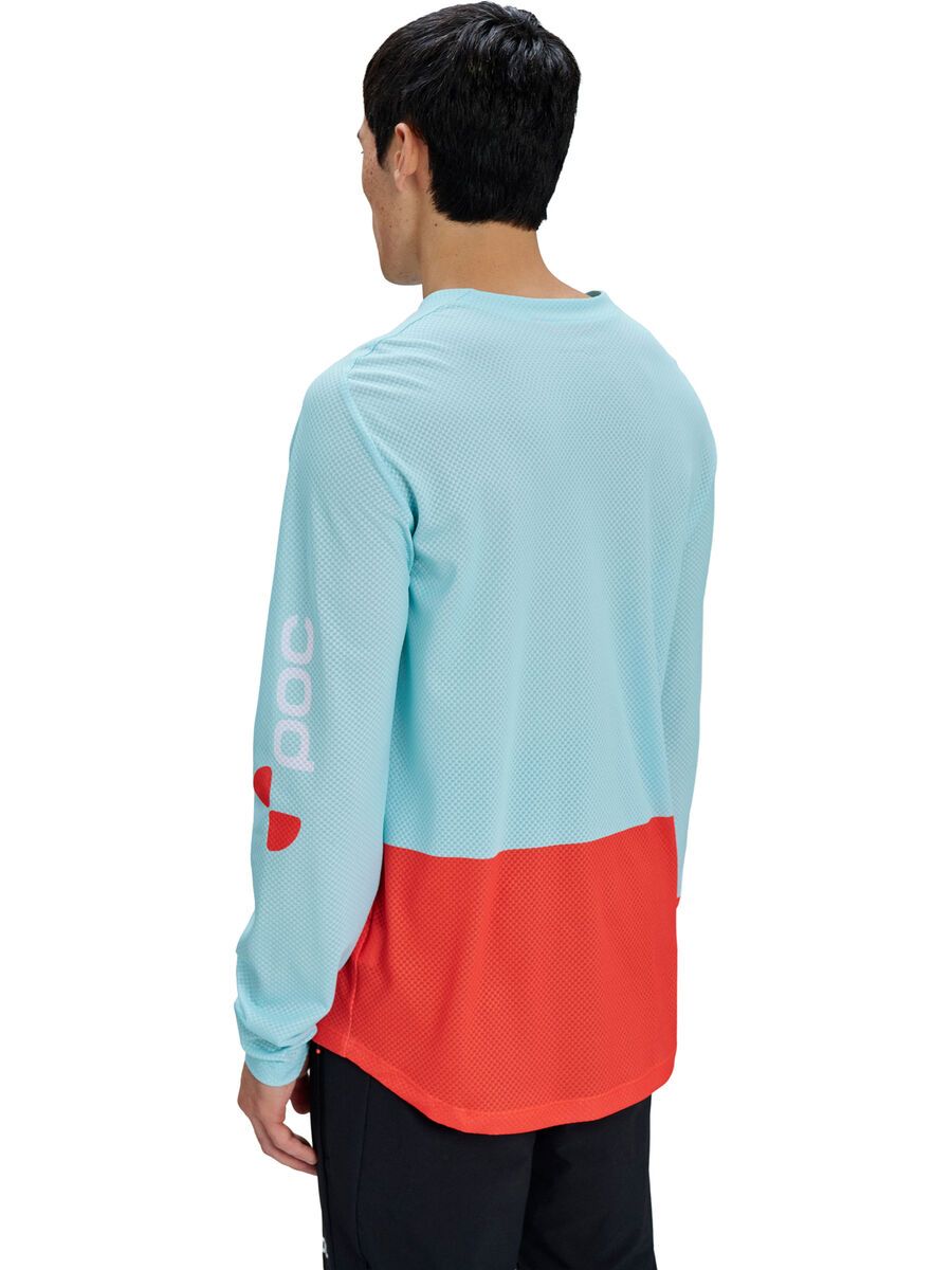 POC M's Motion Air Long Sleeve MTB Jersey, lazurite blue/carnelian orange - Bild 4