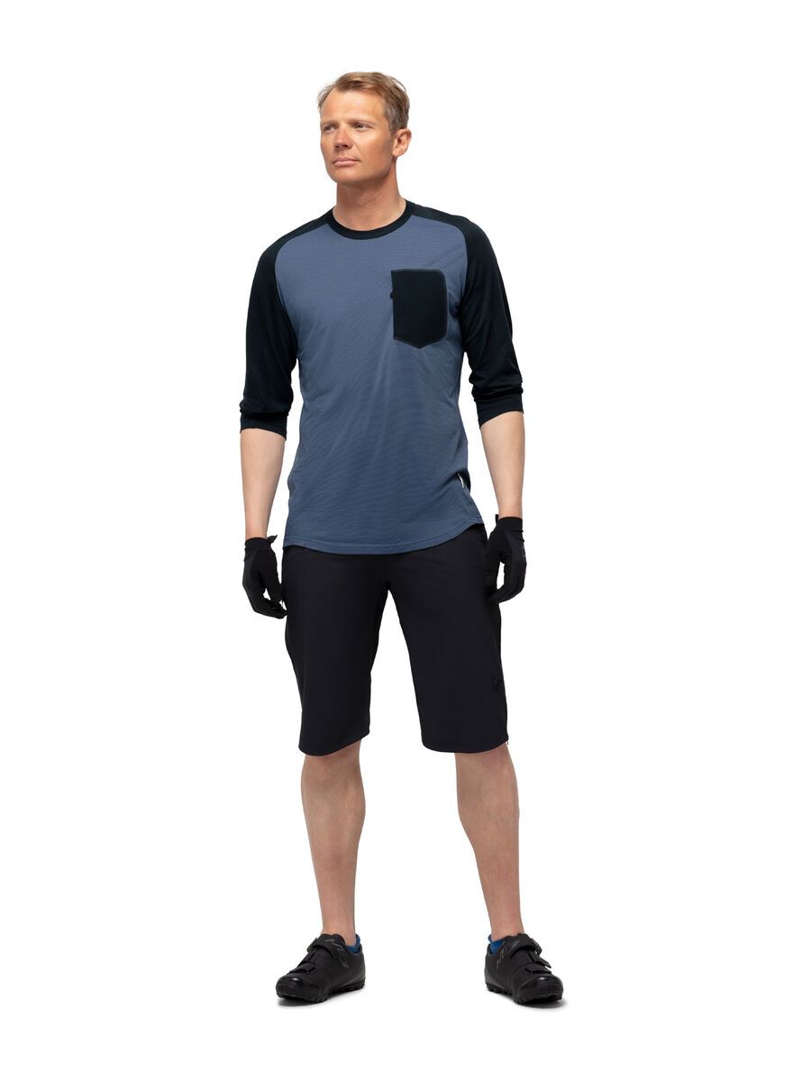 Norrona skibotn wool 3/4 T-shirt M's, vintage indigo - Bild 3