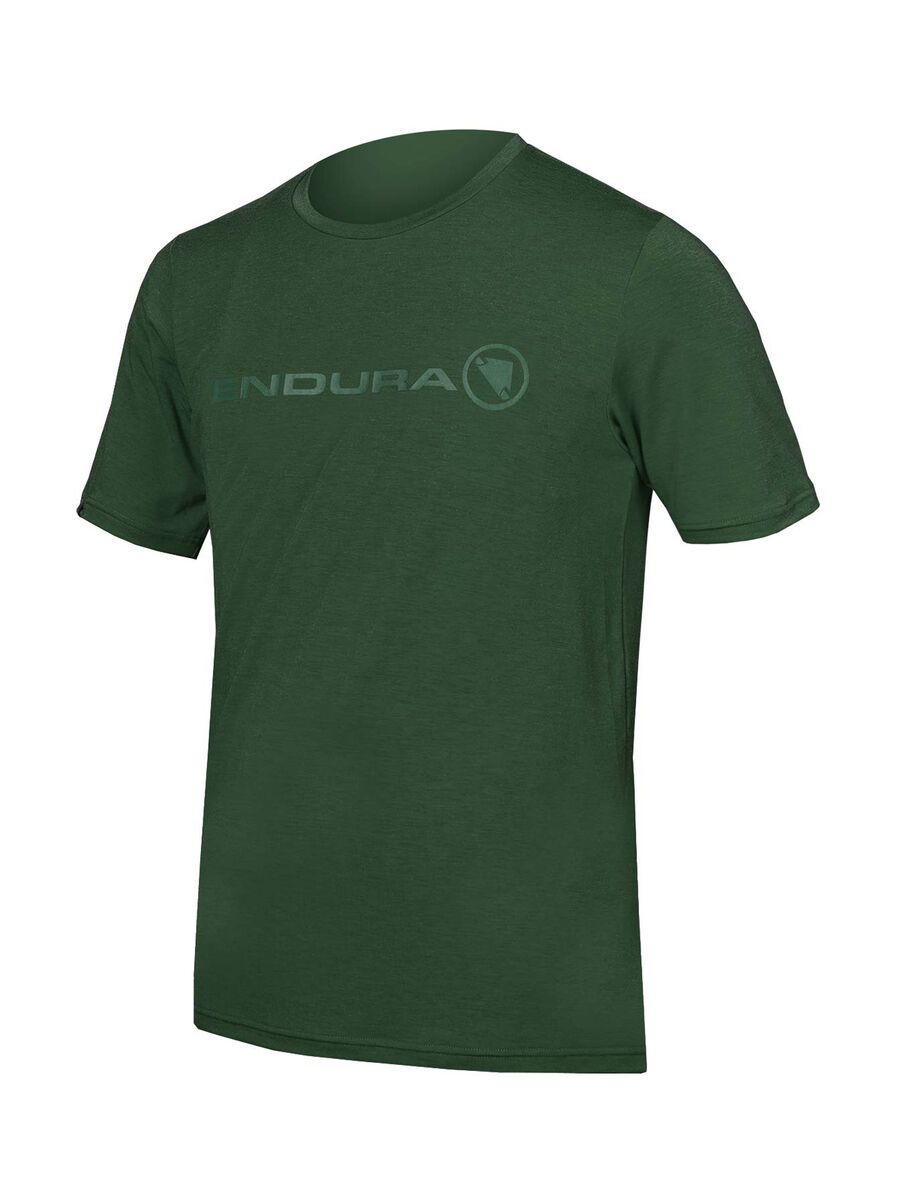 Endura SingleTrack Merino T, forest green - Bild 1