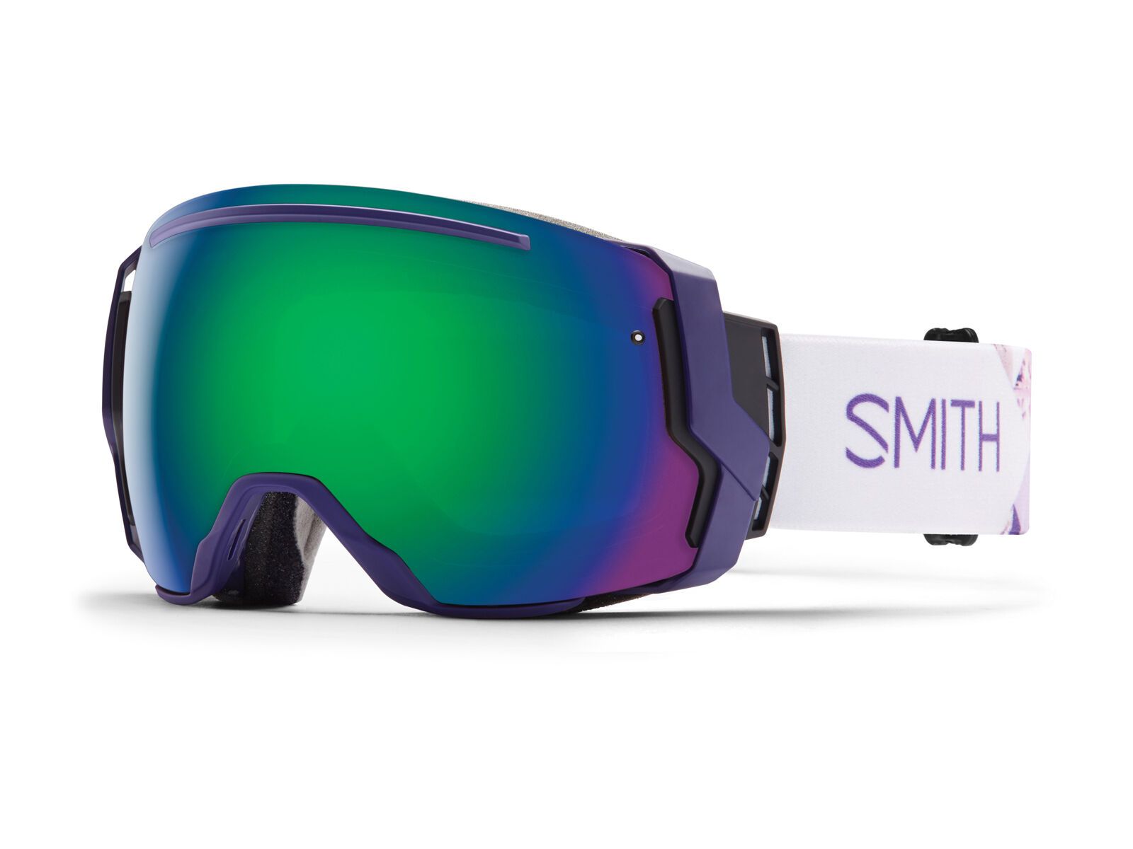 Smith I/O 7 + Spare Lens, ultraviolett obscura/green sol-x mirror - Bild 1