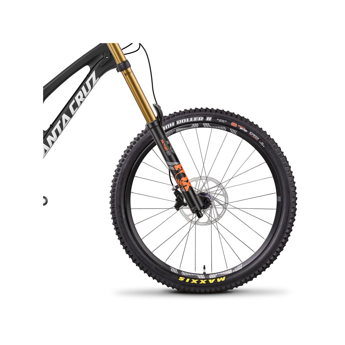 Santa Cruz V10 CC X01 RockShox Vivid Air, matte carbon and white - Bild 3