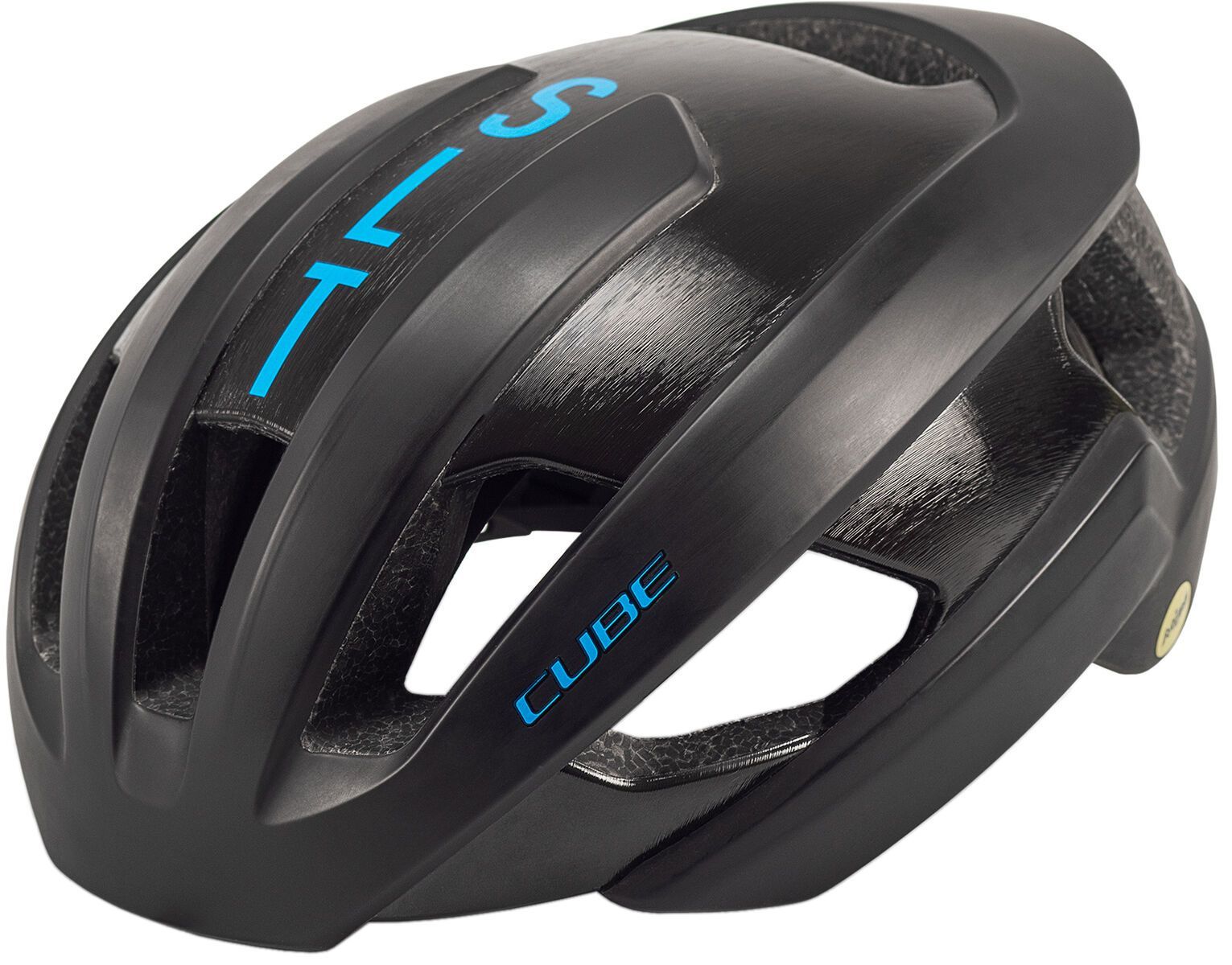 Cube Helm Heron SLT MIPS, black´n´blue - Bild 1