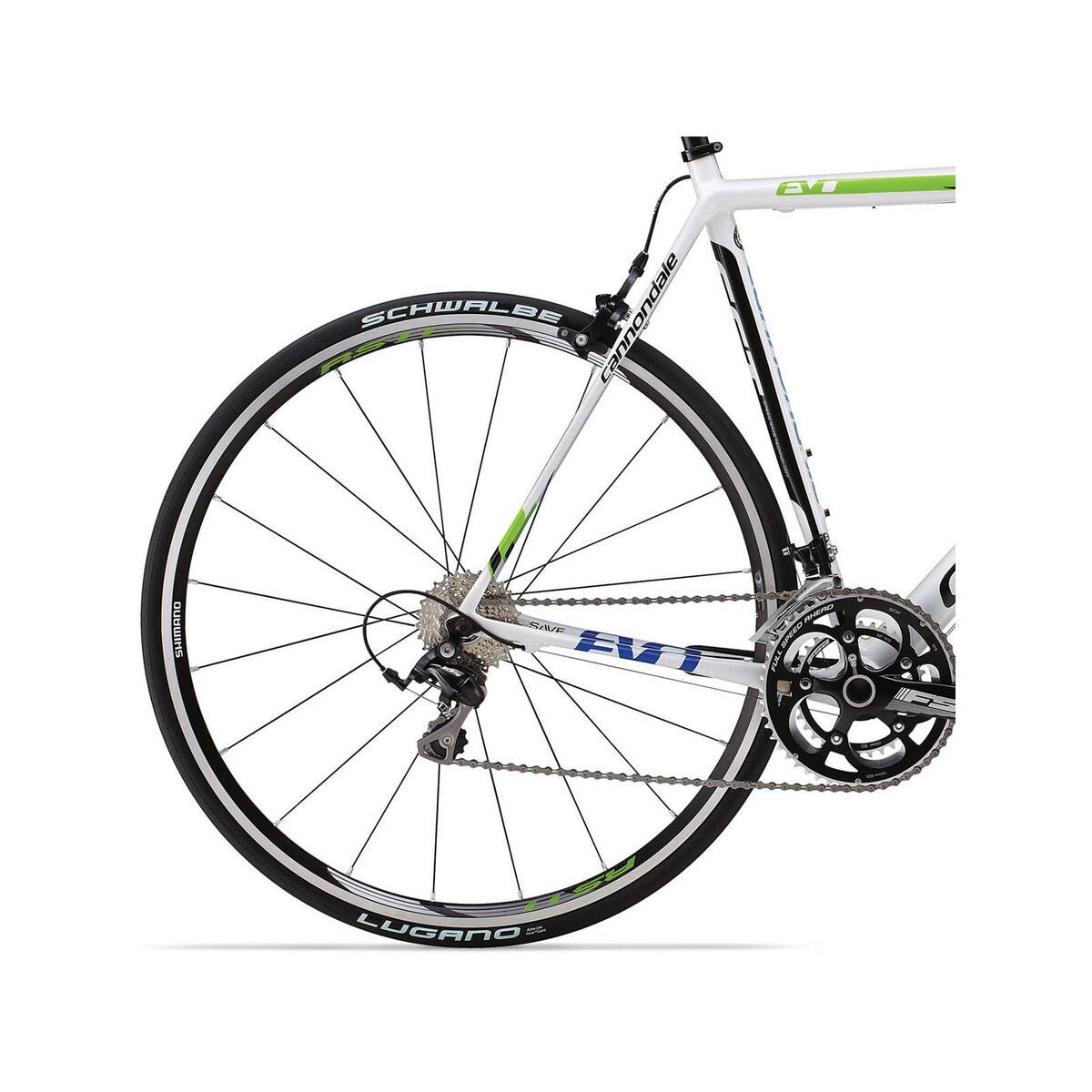 Cannondale SuperSix Evo 105, grün/weiß - Bild 4