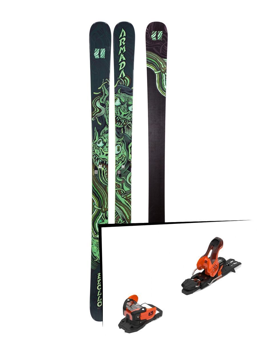 Set: Armada Edollo 2019 + Salomon Warden 11 orange/black - Bild 1