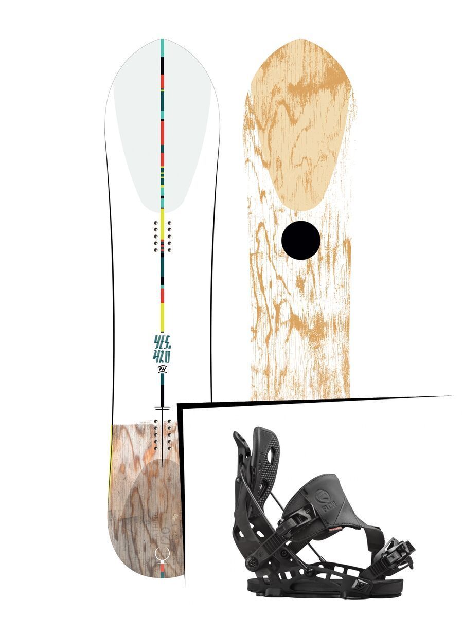 Set: Yes The 420 Powder Hull 2017 + Flow NX2 Hybrid (1513124S) - Bild 1