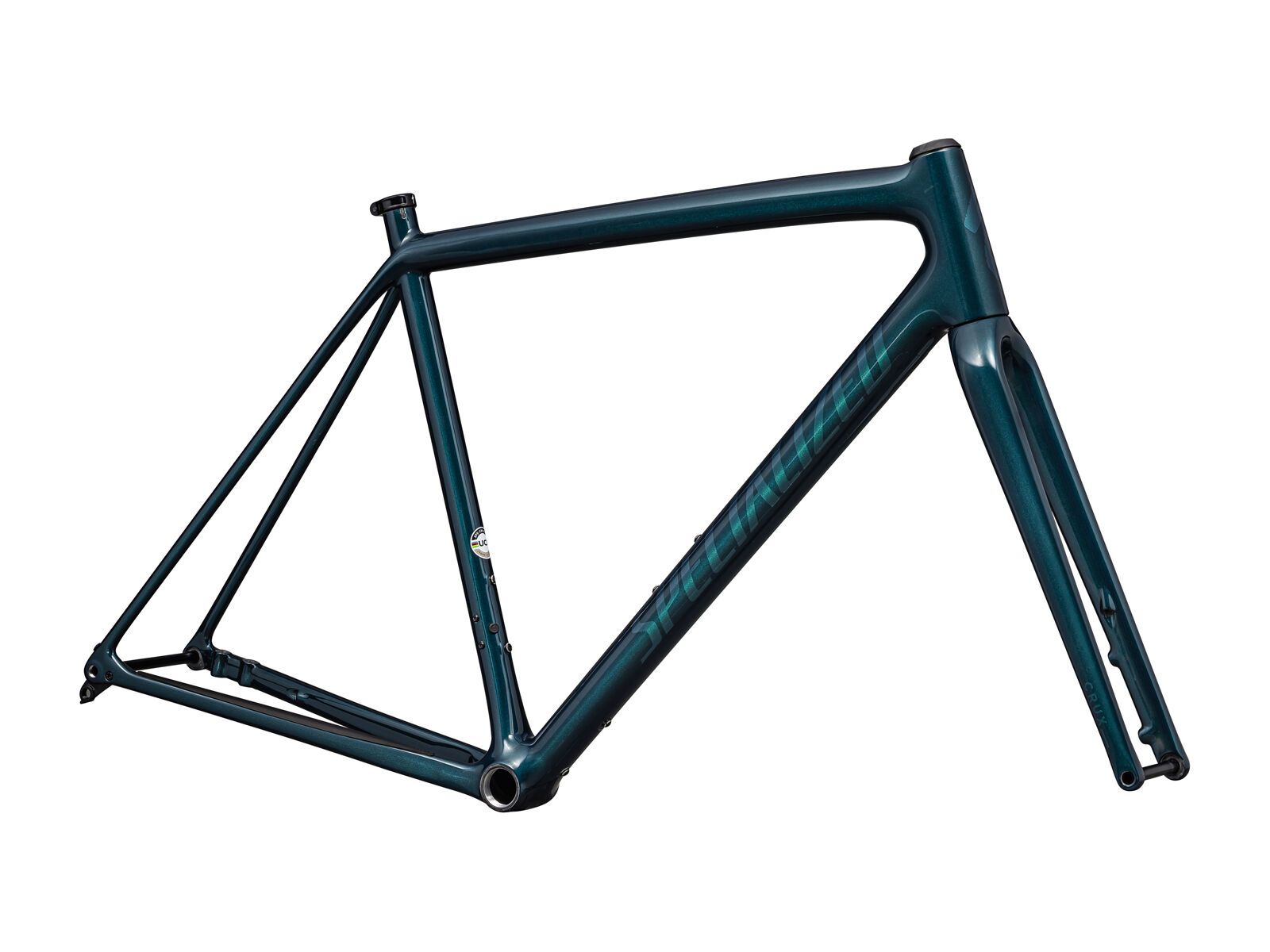 Specialized Crux Frameset, metallic deep lake/green pearl - Bild 2