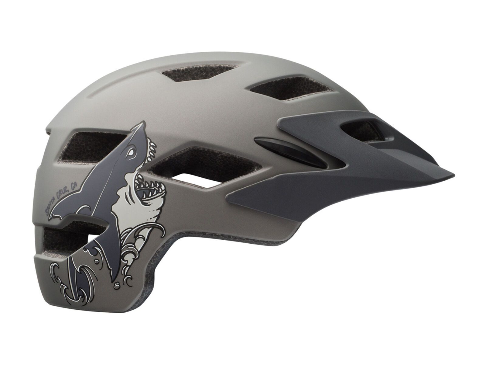 Bell Sidetrack Youth, matte titanium shark - Bild 4