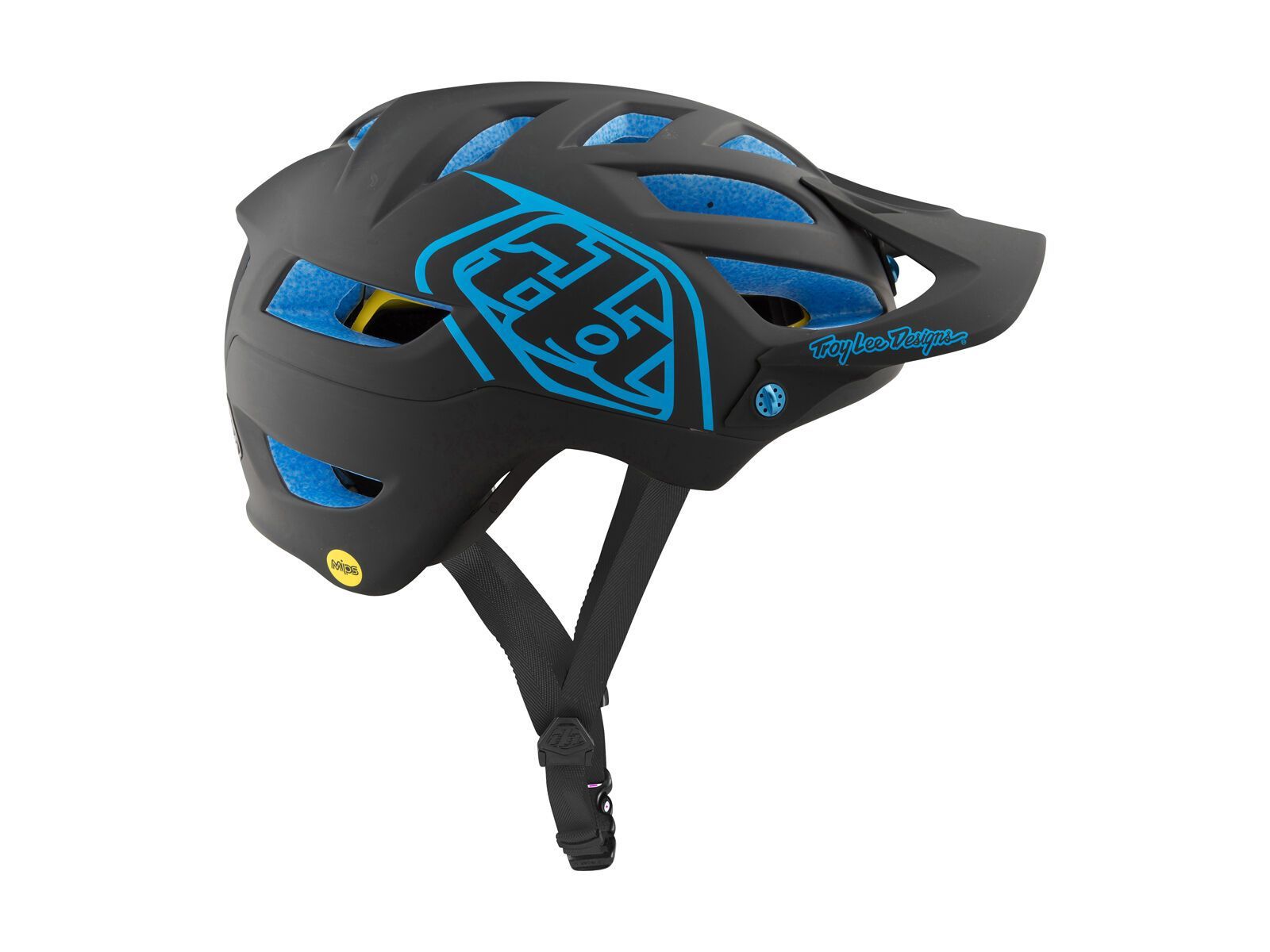 TroyLee Designs A1 Classic Helmet MIPS, black/blue - Bild 5