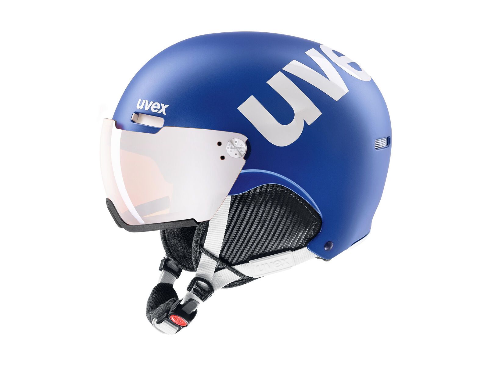 uvex hlmt 500 visor, cobalt-white mat - Bild 1
